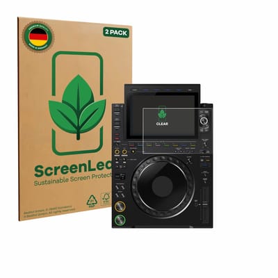 2 Stuks Screenprotector voor Pioneer CDJ 3000X - Hoogwaardige Beschermfolie transparant