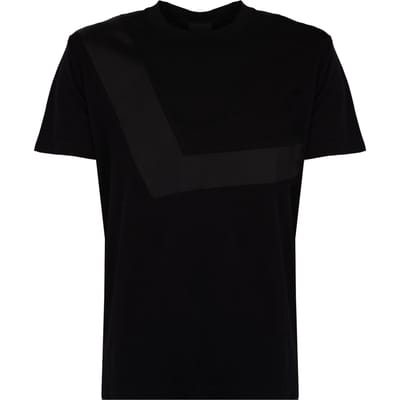 Les Hommes T-Shirt Mannen zwart
