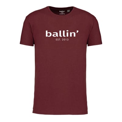 Ballin Est. 2013 - Heren Tee SS Regular Fit Shirt - Rood - Maat M