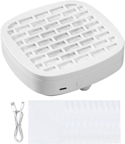 Nagelstofzuiger - Stofafzuiger Ventilator - Nagelstyling Schoon - Rustige Krachtige Zuigkracht - 14 x 14 x 4 cm - Meerkleurig