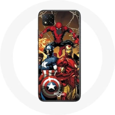 Xiaomi Redmi 9C hoesje Marvel Avengers Spiderman