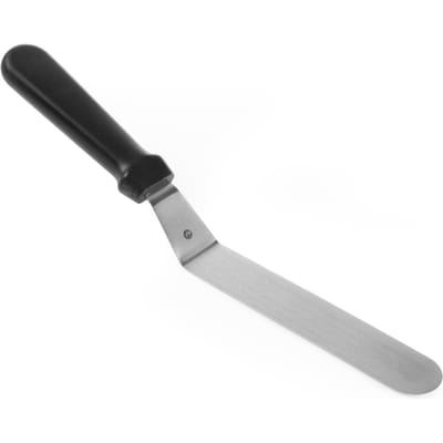 Spatule coudée étroite en acier inoxydable 200 mm Hendi 855782