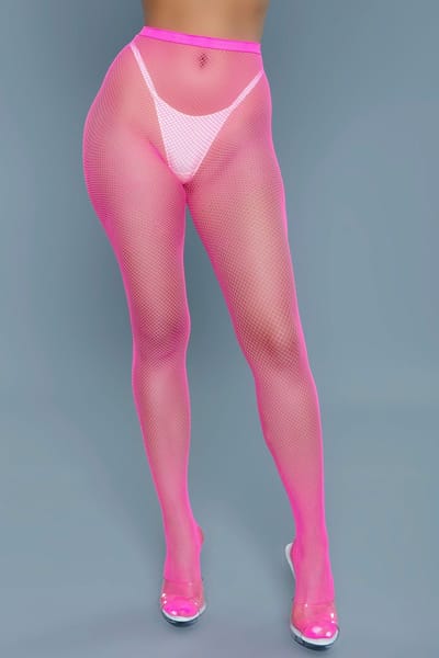 Be Wicked - Up All Night - Visnet Panty - Hot Pink - One Size
