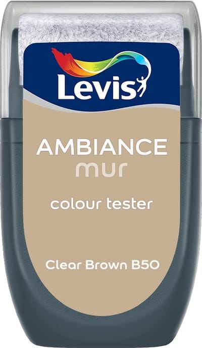 Levis - Muurverf Kleurtester Mat Mix - Clear Brown B50 - Mengverf - 30 Ml