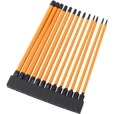 150mm 1 4in Zeskant Schacht Schroevendraaier Bit Set S2 Legeringsstaal T5 T6 T7 T8 T9 T10 T15 T20 T25 T27 T30 T35 T40 Magnetische Schroevendraaier
