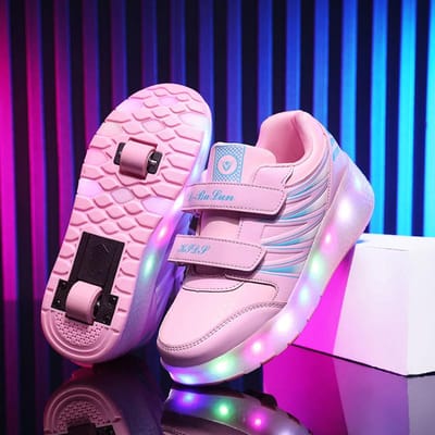 Nieuwe Wegloopschoenen, Studenten Rolschaatsen, Heren- en Dames Schaatsen Kunnen met één klik Krimpen, Volwassen Vierwiel Vliegwiel 27