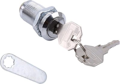 Locker slot - Kantelslot - 25mm - Gelijke sleutels