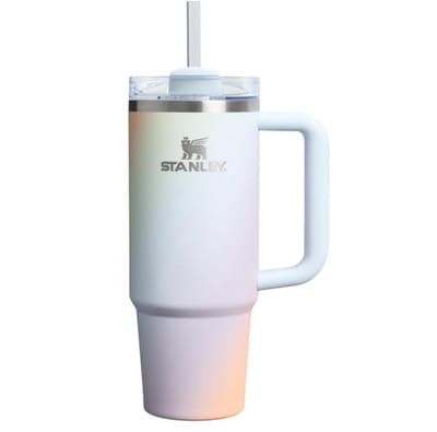Stanley Quencher H2.0 Flowstate Tumbler 0.89L (Sunrise Spiral) – NIEUWE RELEASE - Lekvrije Drinkbeker met Rietje & Handvat – RVS Geïsoleerde Thermosbeker – BPA-Vrij – Past in Bekerhouder