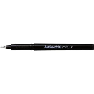 Fineliner Artline 220 rond super fijn blauw
