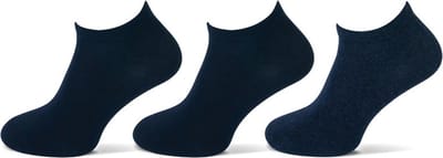Teckel Sneakersokken Lipje Katoen Blauw 43-46 3 paar