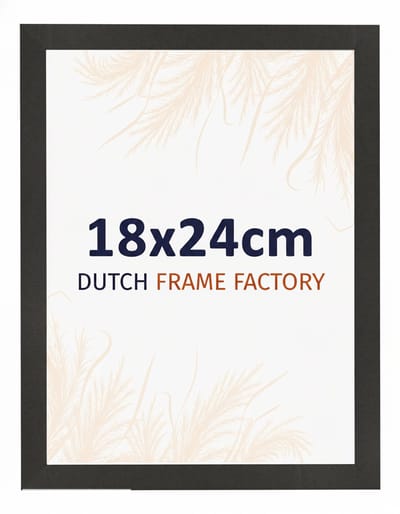 Fotolijst 18x24 cm - MDF - Zwart Mat - Benno