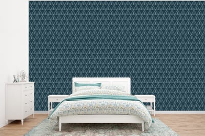 Behang - Fotobehang Design - Jongens - Driehoek - Kind - Breedte 320 cm x hoogte 240 cm