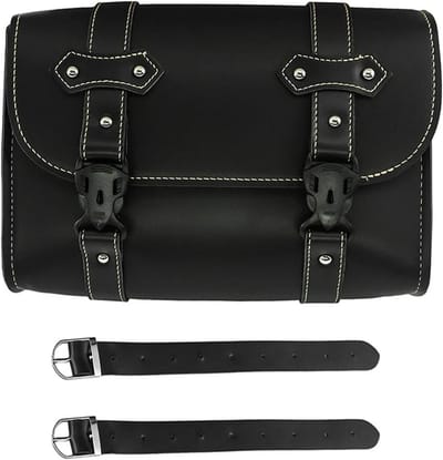Motorfiets Zadeltas - Zijbagage Tas - Motor Rijden - Snelle Installatie - 28 x 20 x 10 CM - Zwart
