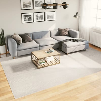 vidaXL - Vloerkleed - IZA - laagpolig - Scandinavisch - 240x340 - cm - crèmekleurig
