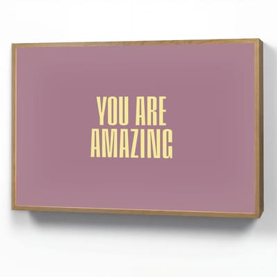 Tekst - Paars - Amazing