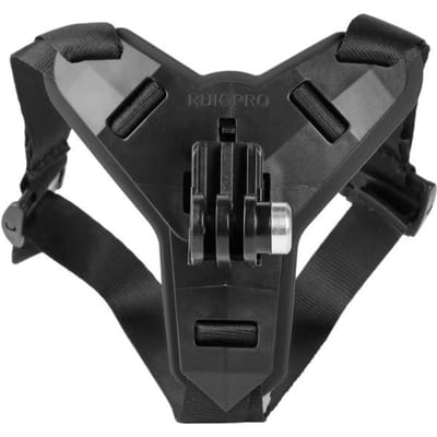Support de fixation de mentonnière pour casque de moto, pour GoPro Hero 9 8 7 5 OSMO Action Xiaomi, accessoires de caméra d'action noir