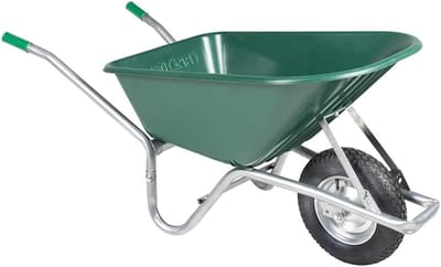 Kruiwagen - Tuinwagen Werktuig - Zwaar Transport - 150 kg capaciteit - 90 Liter Bak - Groen
