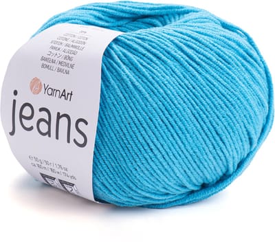 YarnArt Jeans – Katoenmix Breigaren – 50g – 160m – 55% Katoen / 45% Acryl – Voor Amigurumi & Kleding - Kleur 55
