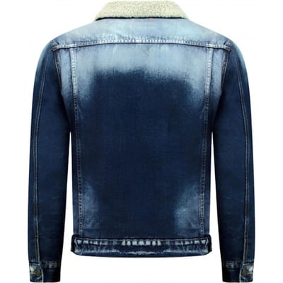 Trucker Heren Jack - Spijkerjas - Blauw