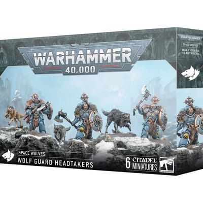Beeldje Games Workshop Warhammer 40k - Space Wolves Preneurs de Tetes Gardes Loups (2025)
