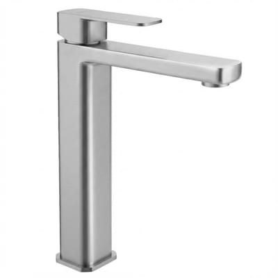 Rea Arlo Hoog - Wastafelkraan - Geborsteld Nikkel - 15,8 X 4 X 29,5 Cm