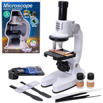 Woopie digitale led-microscoop 1200x zoom XXL-set met smartphone-adapter - UNI