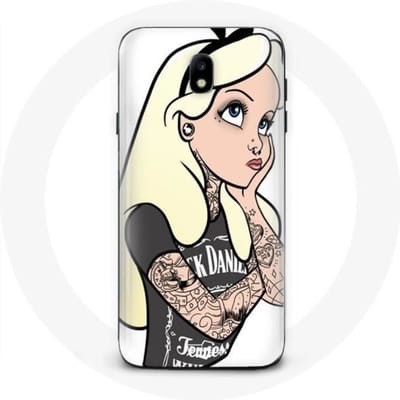 Samsung Galaxy J3 2017 hoesje Alice getatoeëerde prinses