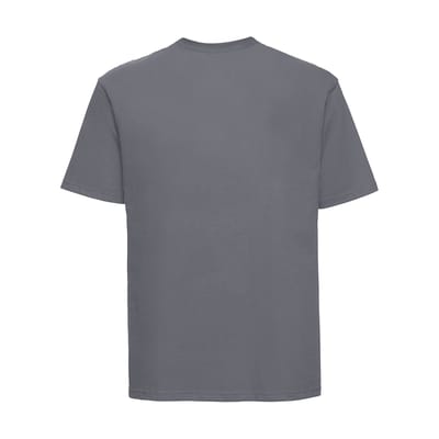 Russell Heren Klassiek Ringspun Katoen T-Shirt (Konvooi Grijs)