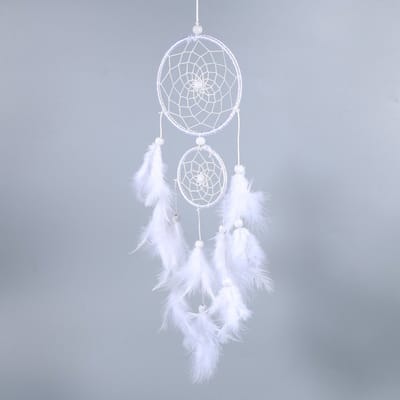 Dailygoods- Dromenvanger Handgemaakt - Indiase Stijl - Windgong met Kralen - Decoratie voor Muur/Raam - Verjaardagscadeau - Hoogwaardige Materialen