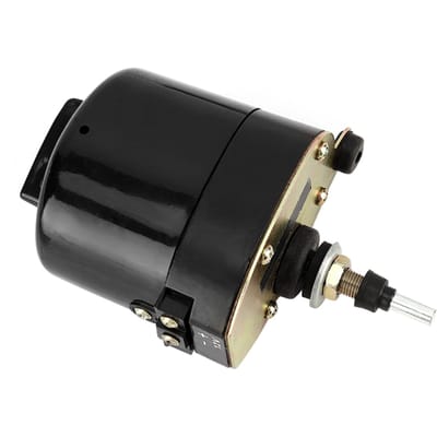 Moteur d'essuie-glace de pare-brise de voiture 12 V pour tracteur Willys Jeep 01287358 7731000001 black