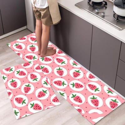 Tapis de sol de cuisine de Style nordique Simple à la mode, tapis de maison à longue bande, tapis de porte, décoration de maison moderne 40cmx60cm 40cmx120cm white