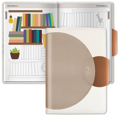 Dailygoods - BIROYAL A5 dagboek voor volwassenen, bruin