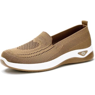 Populaire damesschoenen voor de lente, nieuwe schoenen voor moeders, trendy casual ademende enkele schoenen 36-41 sneakers 36 brown