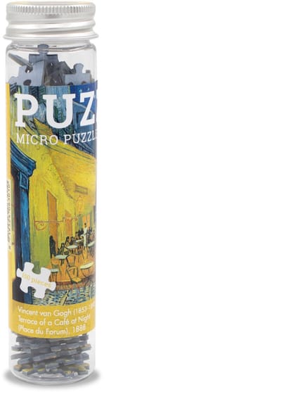 Lanzfeld - Puzzel Volwassenen - Micropuzzel - 150 Stukjes - Vincent Van Gogh - Caféterras Bij Nacht - Kunst