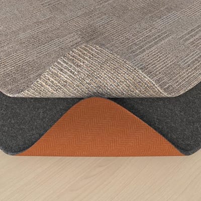 Verte Antislip Ondertapijt - Vilt Vloerkleed - Antislip Onderlaag met Rubberen Achterkant - Beschermende Onderlaag voor Onder het Vloerkleed - Geschikt voor Hardhouten Vloeren - Houdt Vloerkleden op Hun Plaats - Zacht - 100 x 150 cm