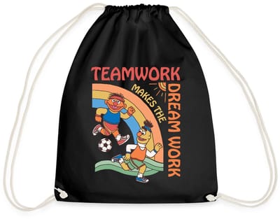 Sesamstraat Ernie En Bert Teamwork Gymtas