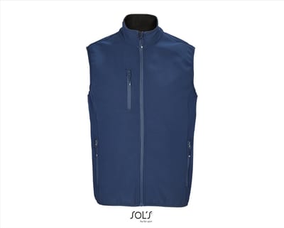 SOL'S Men´s Falcon Zipped Softshell Bodywarmer L03825 - Abyss Blue - 3XL