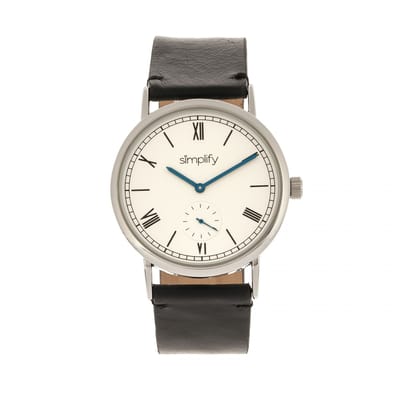 Vereenvoudig het 5100 horloge met leren band