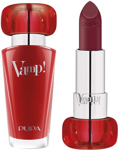 Pupa, Vamp!, Parabenvrij, Volume, Crème Lippenstift, 300, Scarlet Bordeaux, 3,5 g