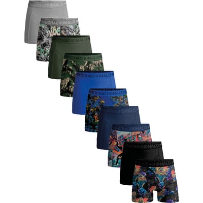 Muchachomalo Boxershort Heren – 10 Pack – 95% Katoen – Heren Ondergoed – Kleding – Stevig Ondergoed – Onderbroeken Heren