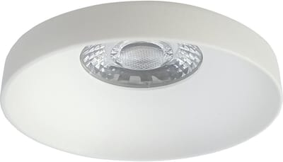 Spot Armatuur GU10 - Pragmi Vrito Pro - GU10 Inbouwspot - Rond - Wit - Aluminium - Ø82mm