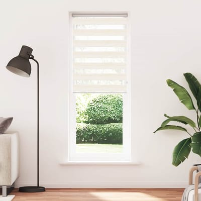 vidaXL - Zebra - rolgordijn - 70x230 - cm - stofbreedte - 65,9 - cm - marmerbeige