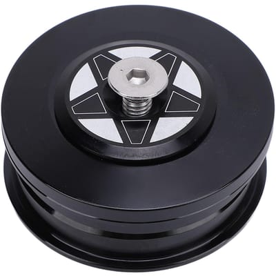 Jeu de direction VTT 49,7 mm Alliage d'aluminium Faible bruit Roulement doublement étanche Jeu de direction vélo de route pour black