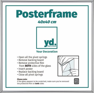 Your Decoration - Posterlijst 40x40 cm - Kunststof - Zwart Mat - Paris