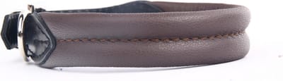 Dog's Companion Leren Halsband - Lengte: 40 cm Verstelbaar van 32-37 cm x 25 mm - Bruin