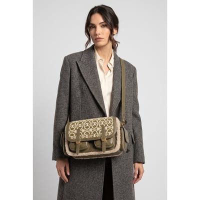 Coccinelle campus Mu.wi.mo Nat/multi Lau/lau Maat: OS | Schoudertassen Outlet | Dames | Beige