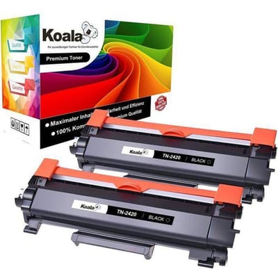 TN2420 Cartouche de Toner Compatible pour Brother TN2420 TN2410 pour MFC-L2710DW MFC-L2710DN MFC-L2750DW Couleur:TN2420, 2 No TONER