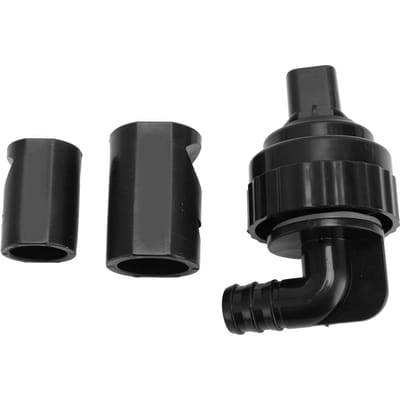Aquarium Wateruitlaat Connector Set Plastic Geluidsreductie Terugstroombeveiliging Wateruitlaatpijp Slang zwart