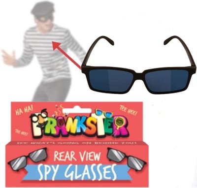 Henbrandt - Achteruitkijk Bril voor Kinderen - Speelgoed Spionnen Bril met Spiegels - Rear View Spy Glasses - Fun Feestartikel - Verkleedaccessoires - One Size