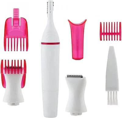 Elektrische Ladyshaver - Gezichtstrimmer - Precisie Scheren - Compact Design - 19.7 x 9.9 x 3.8 cm